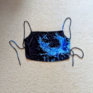 Dolls Kill Water Wave Crop Top